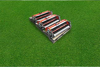 Mower with Reels Attachment