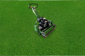 John Deere walking greens mower
